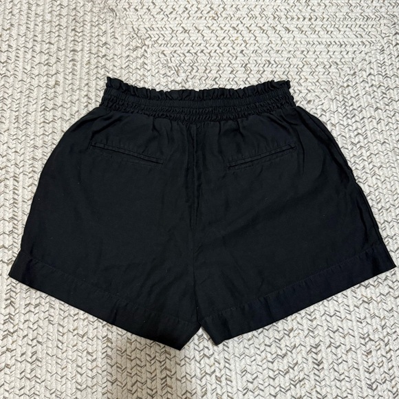 NWT Unsubscribed 100% Linen High-Rise Beach Shorts - Picture 2 of 4